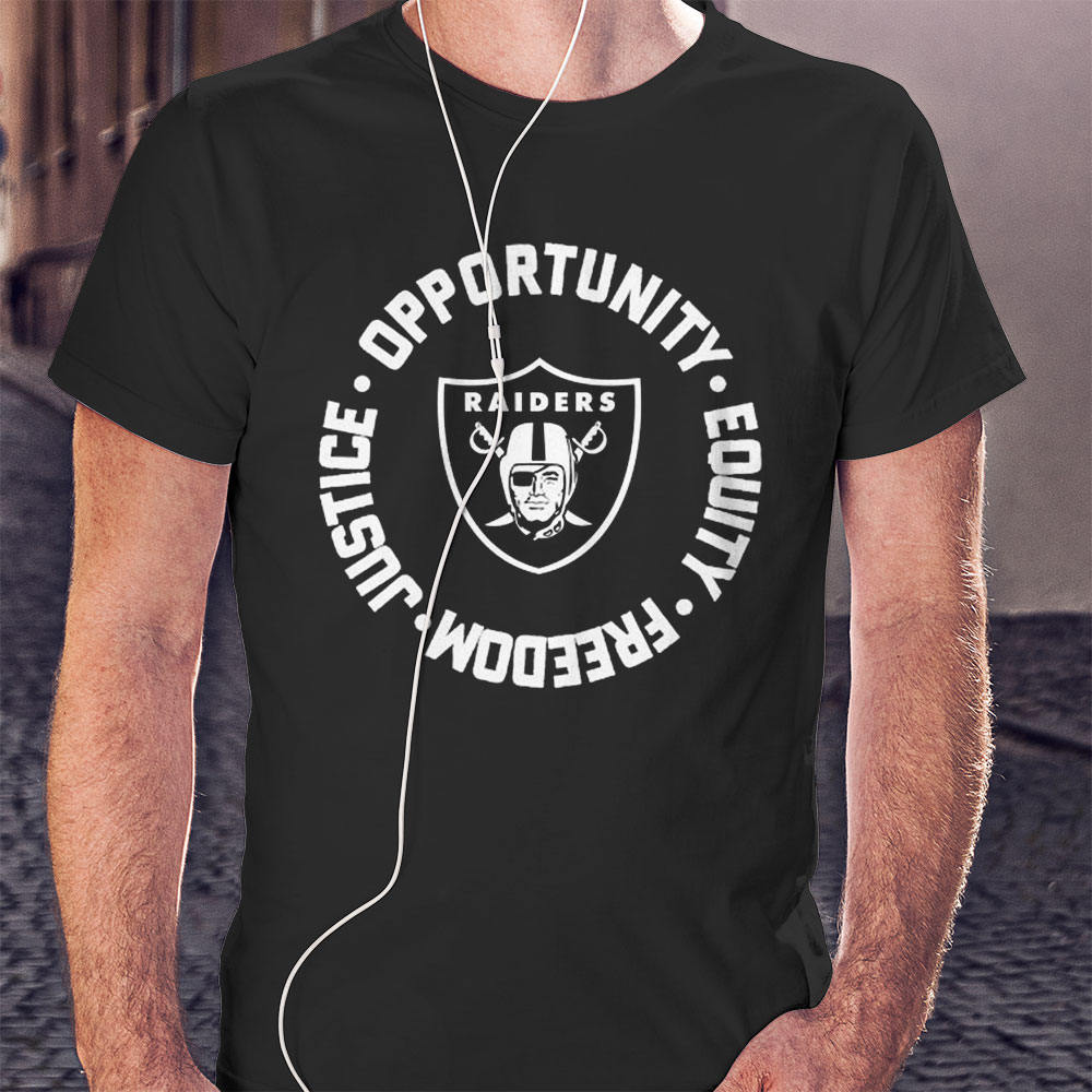 Opportunity Equity Freedom Justice Las Vegas Football Shirt Longsleeve