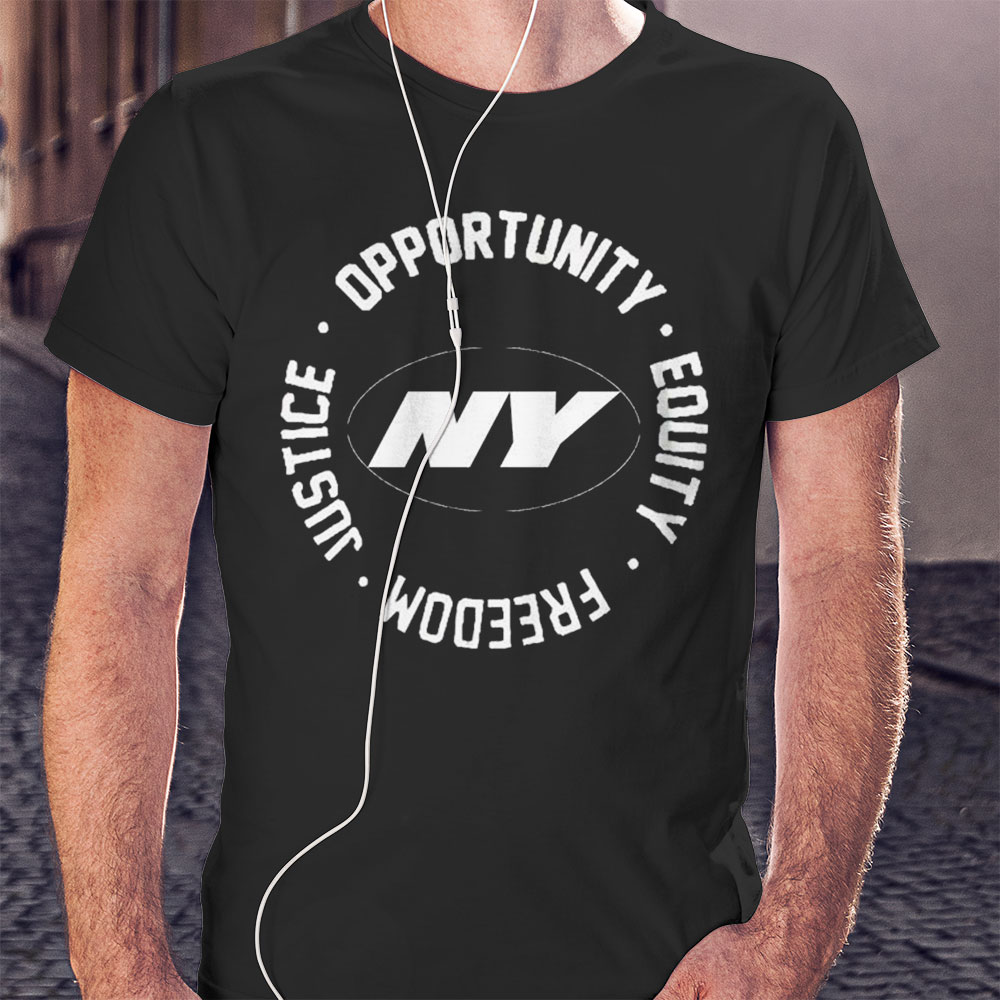 Opportunity Equity Freedom Justice New York Jets Football Shirt Longsleeve