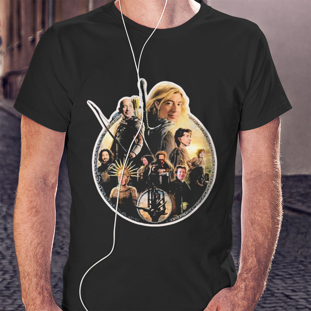 Rings Of Bezos Funny Rings Of Power Parody Shirt Hoodie