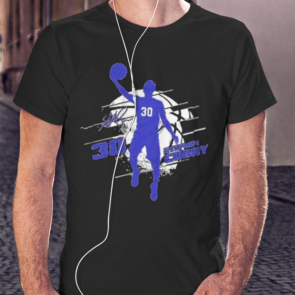 Steph Curry Golden State Warriors Silhouette Shirt