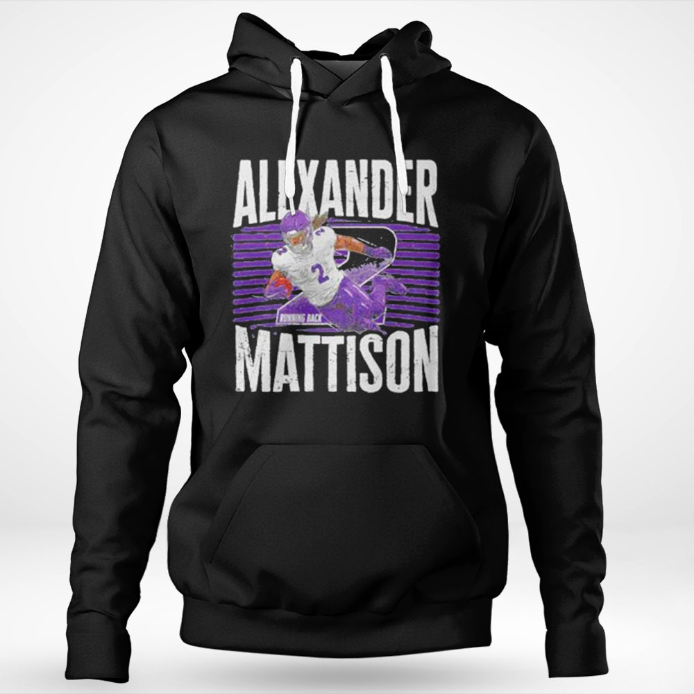 Alexander Mattison 2 Running Back Minnesota Vikings Leap Shirt
