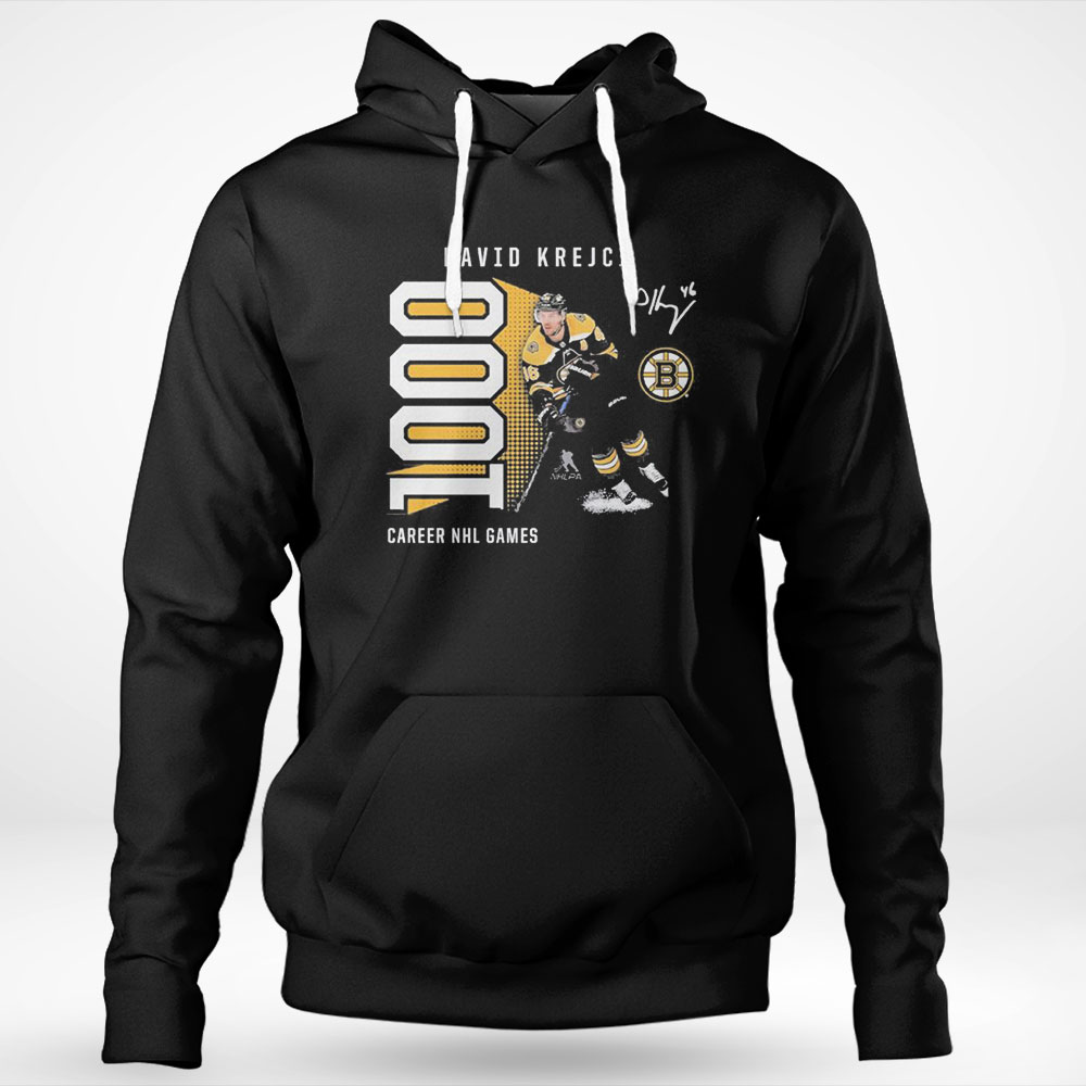 David Krejci Boston Bruins 1 000 Career Games Signatures Shirt