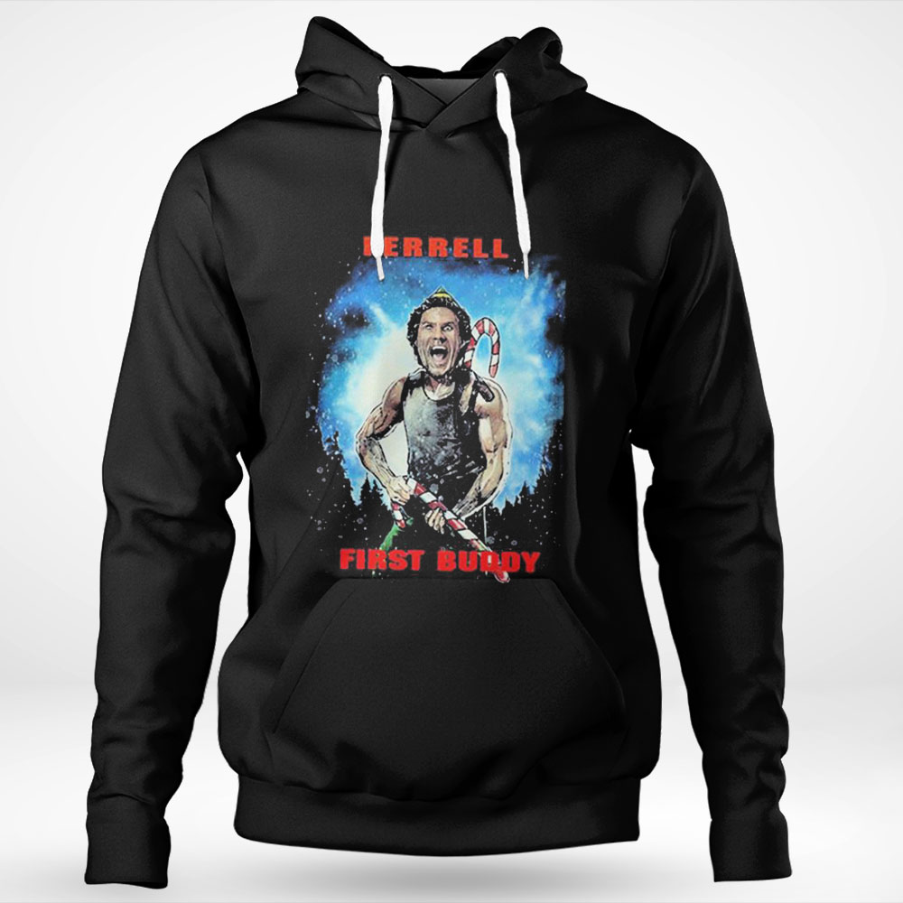 Elf First Buddy Ferrell Candy Cane First Blood Shirt Hoodie