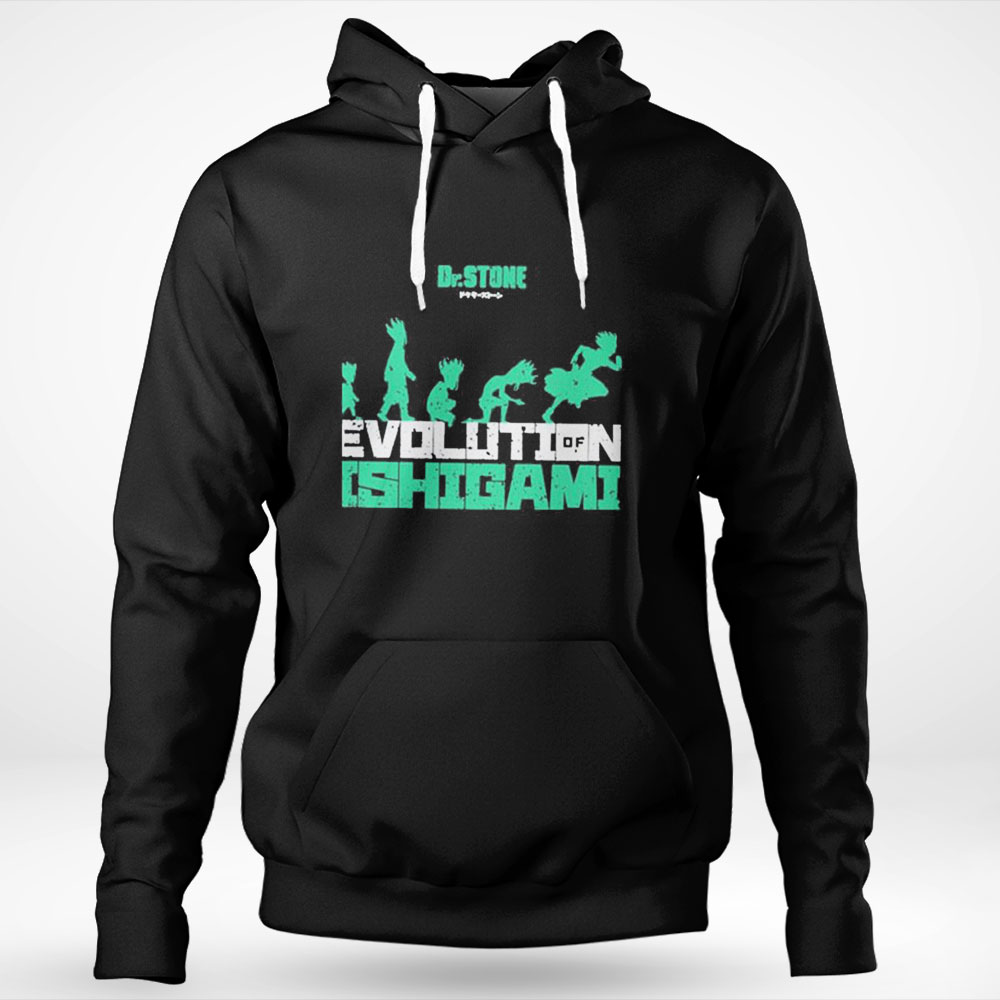Evolution Of Ishigami Grunge Style Green Design Dr Stone Shirt Hoodie