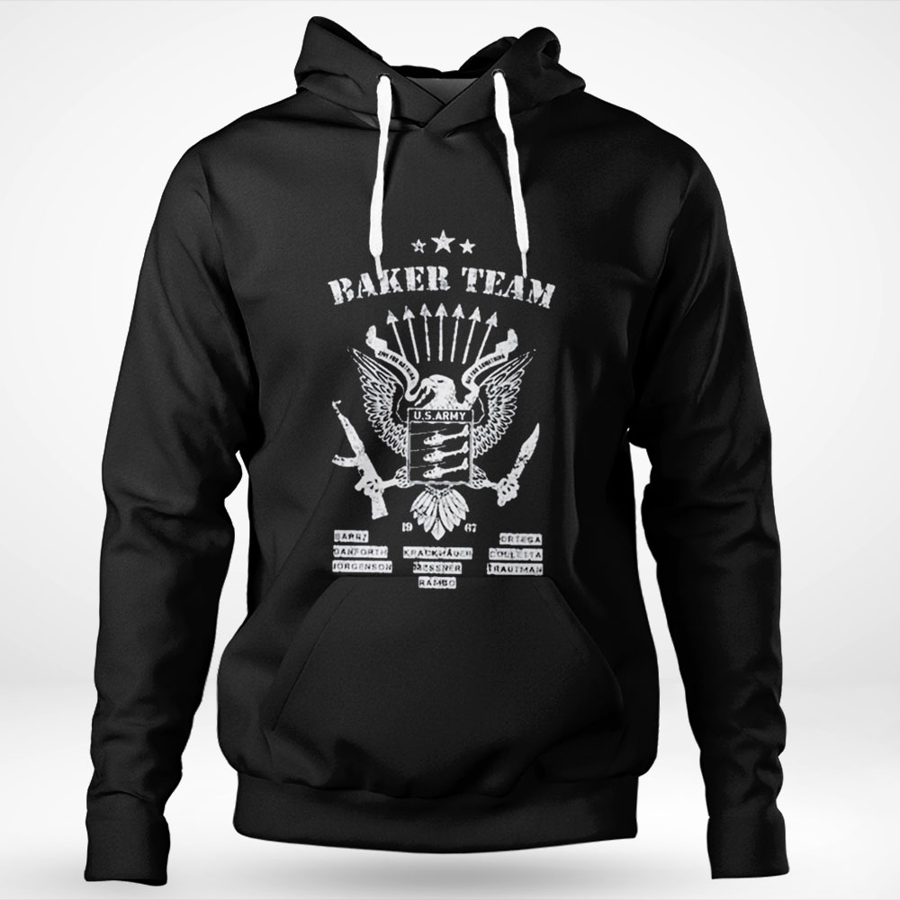 First Blood Rambo Baker Team Shirt Hoodie