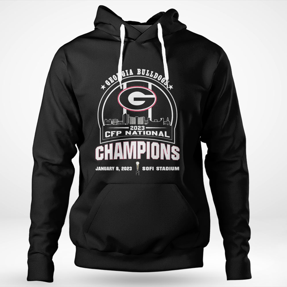 Georgia Bulldogs Skyline 2023 Cfp National Champions Shirt
