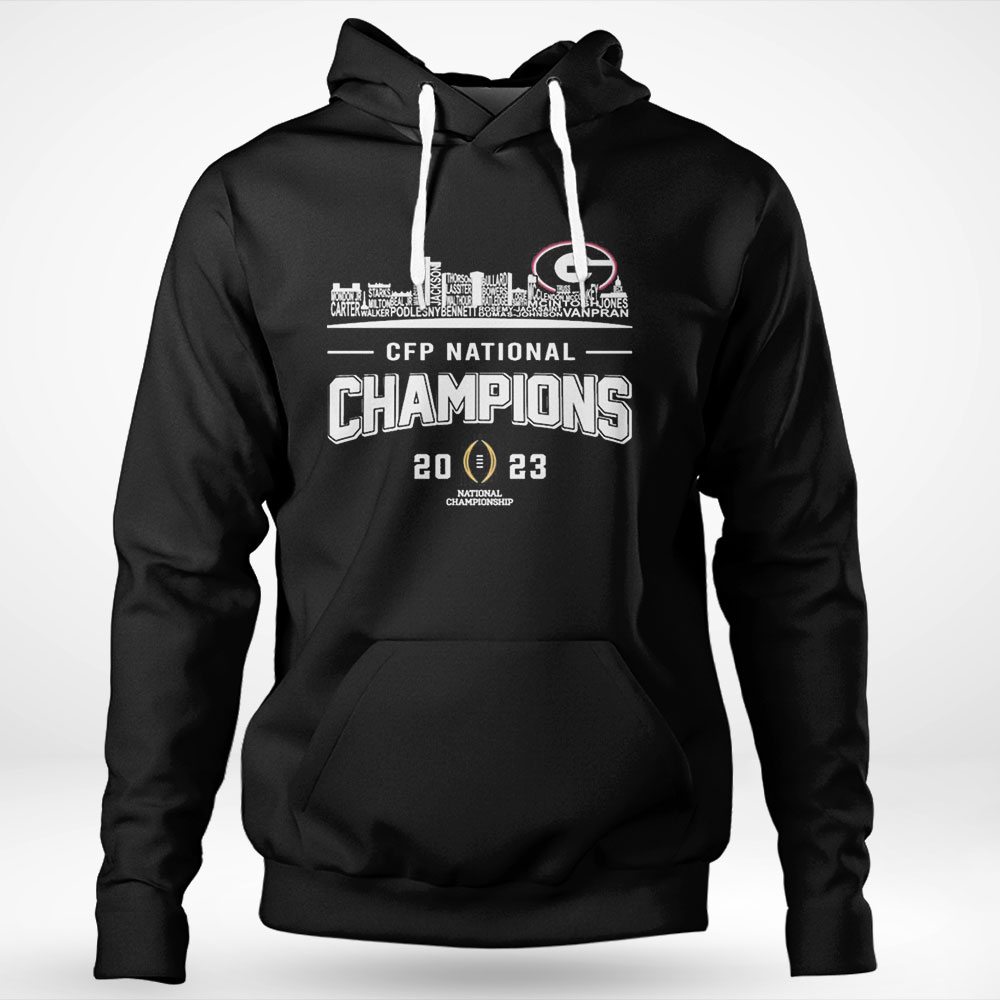 Georgia Bulldogs Team Name 2023 Cfp National Champions Shirt