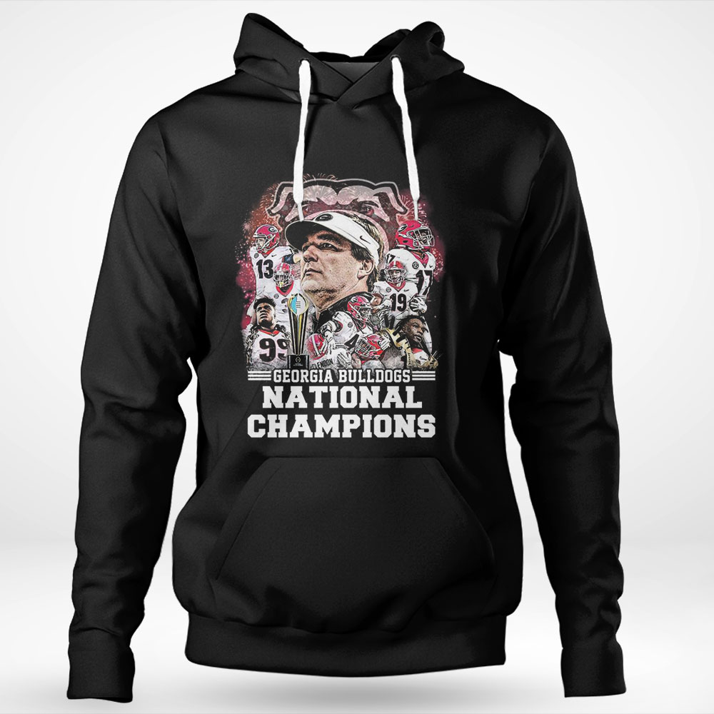 Georgia Bulldogs Team National Champions 2023 Firework Shirt