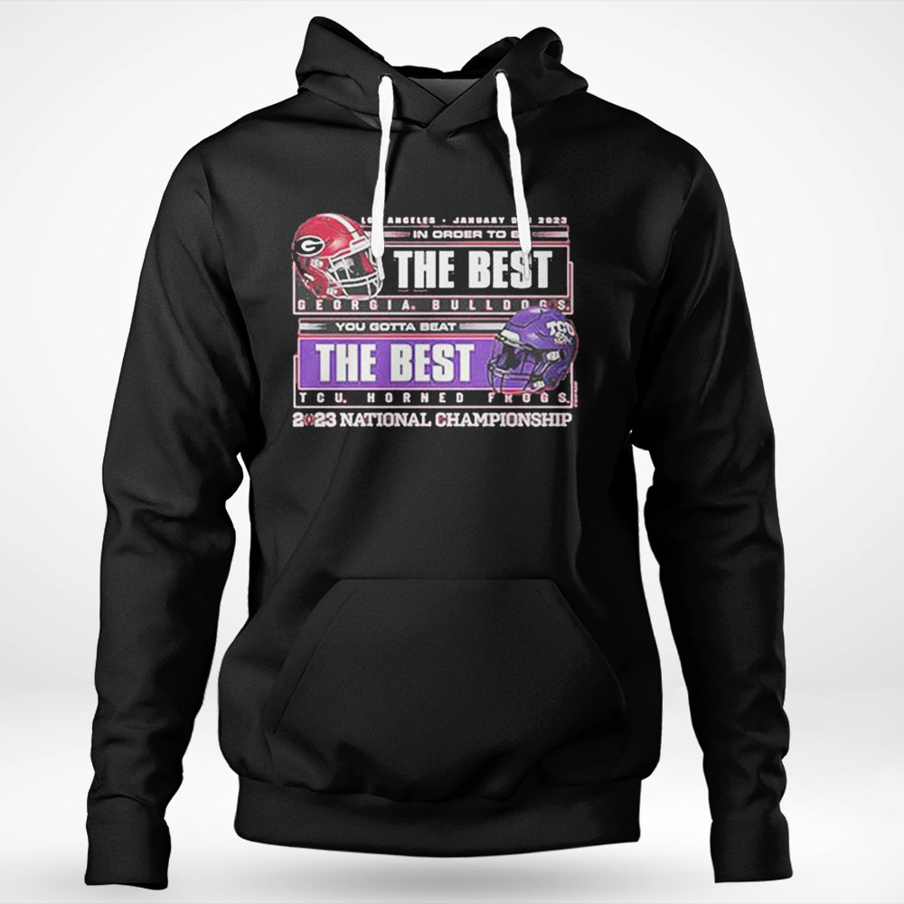 Georgia Bulldogs Vs Tcu Horned Frogs The Best 2023 National Champions Shirt