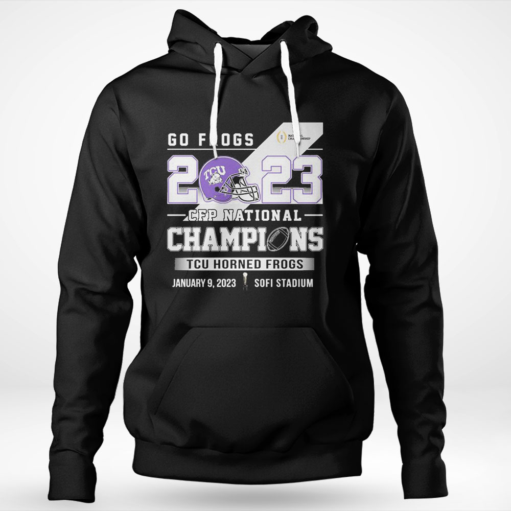 Go Frogs 2023 Cfp National Champions Tcu Horned Frogs Shirt