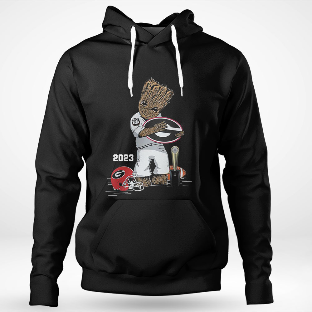 Groot Hug Georgia Bulldogs Cfp Champions Shirt