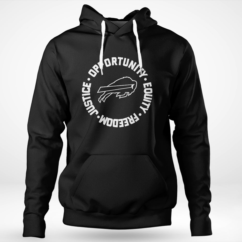 Opportunity Equity Freedom Justice Buffalo Football Shirt Longsleeve