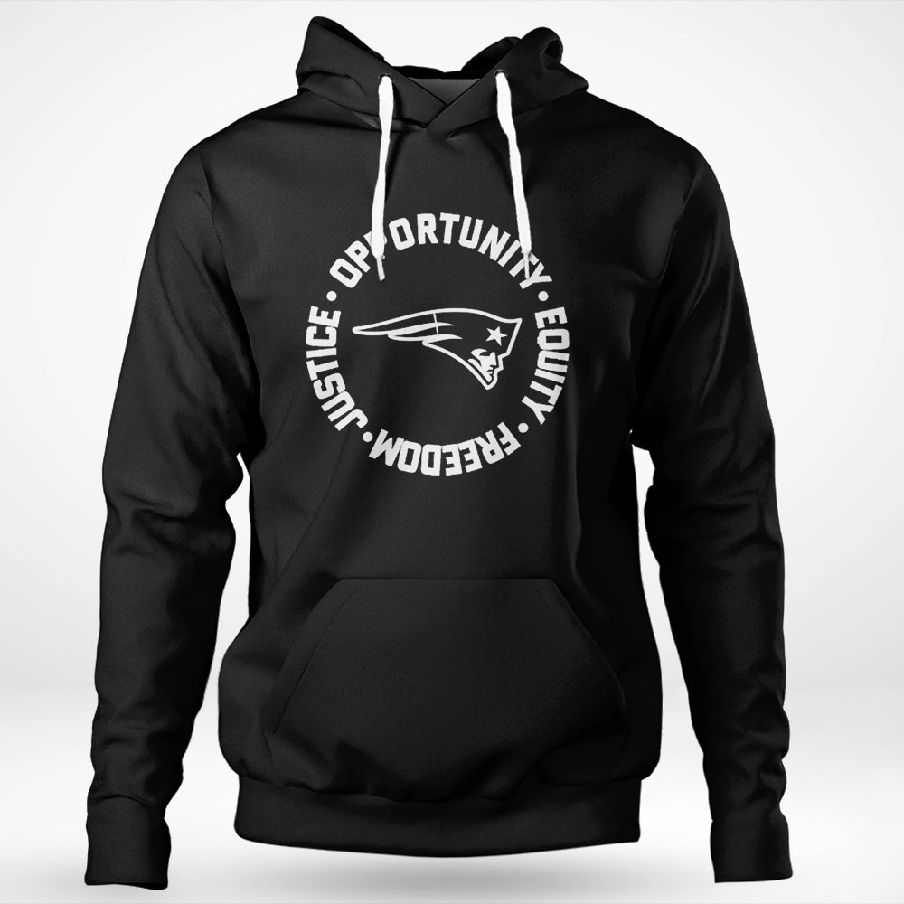 Opportunity Equity Freedom Justice New England Football Shirt Longsleeve