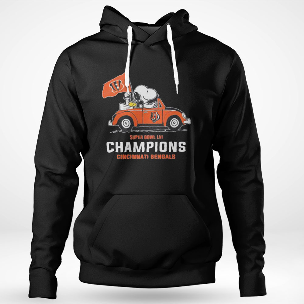 Snoopy Super Bowl Lvi Champions Cincinnati Bengals Shirt