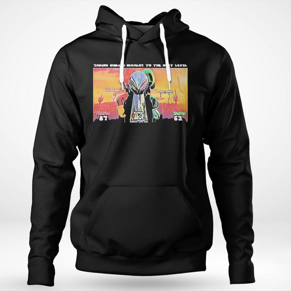 Top Super Kelce Bowl Taking Sibling Rivalry To The Next Level Shirt Hoodie