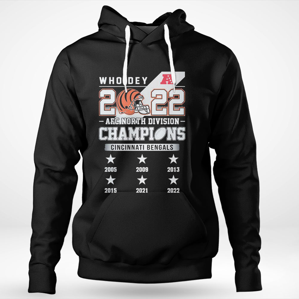 Who Dey 2022 Afc North Division Champions Cincinnati Bengals Shirt