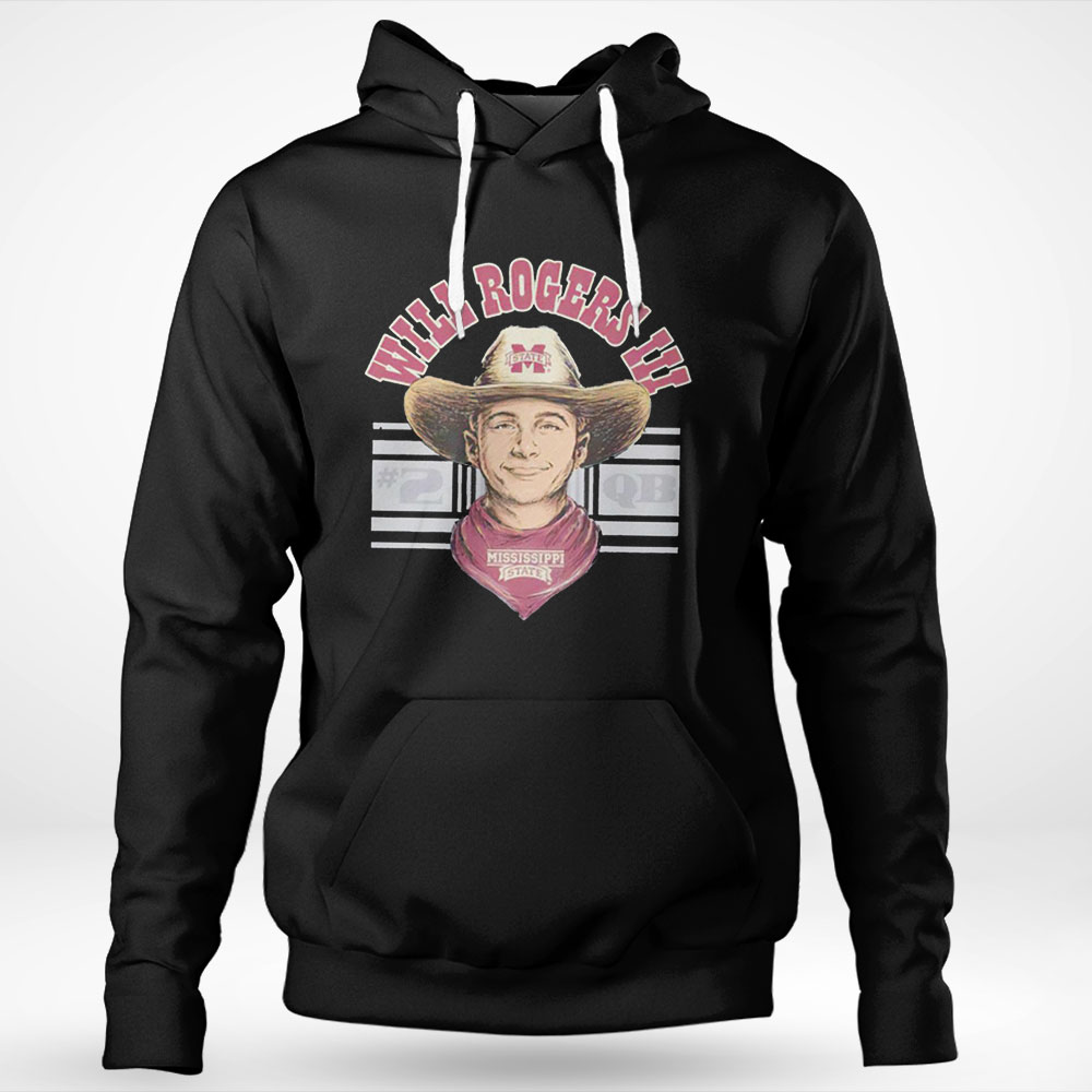 Will Rogers Cowboy Mississippi State Bulldogs Shirt