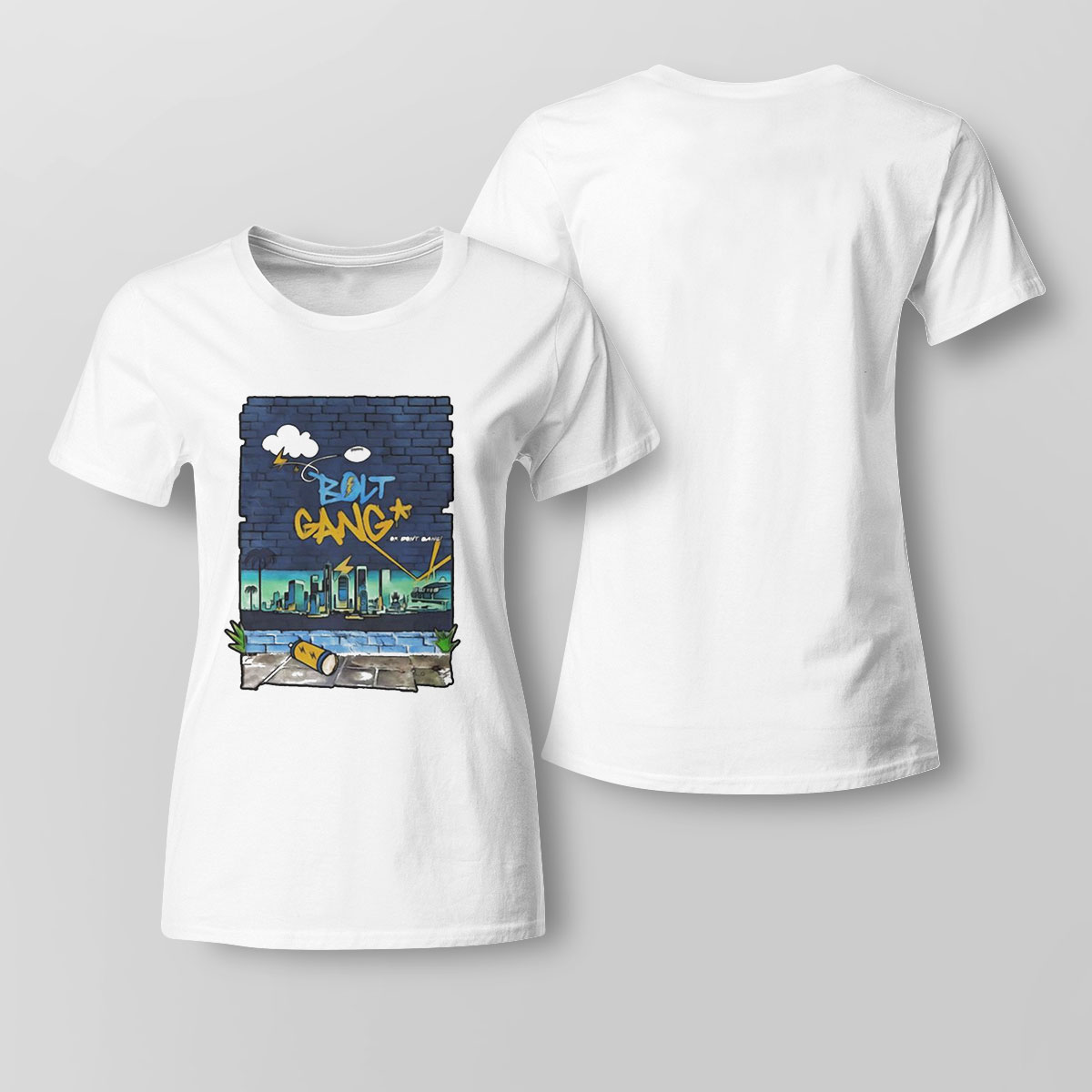 Bolt Gang Or Dont Bang Los Angeles Chargers Skyline Shirt Hoodie