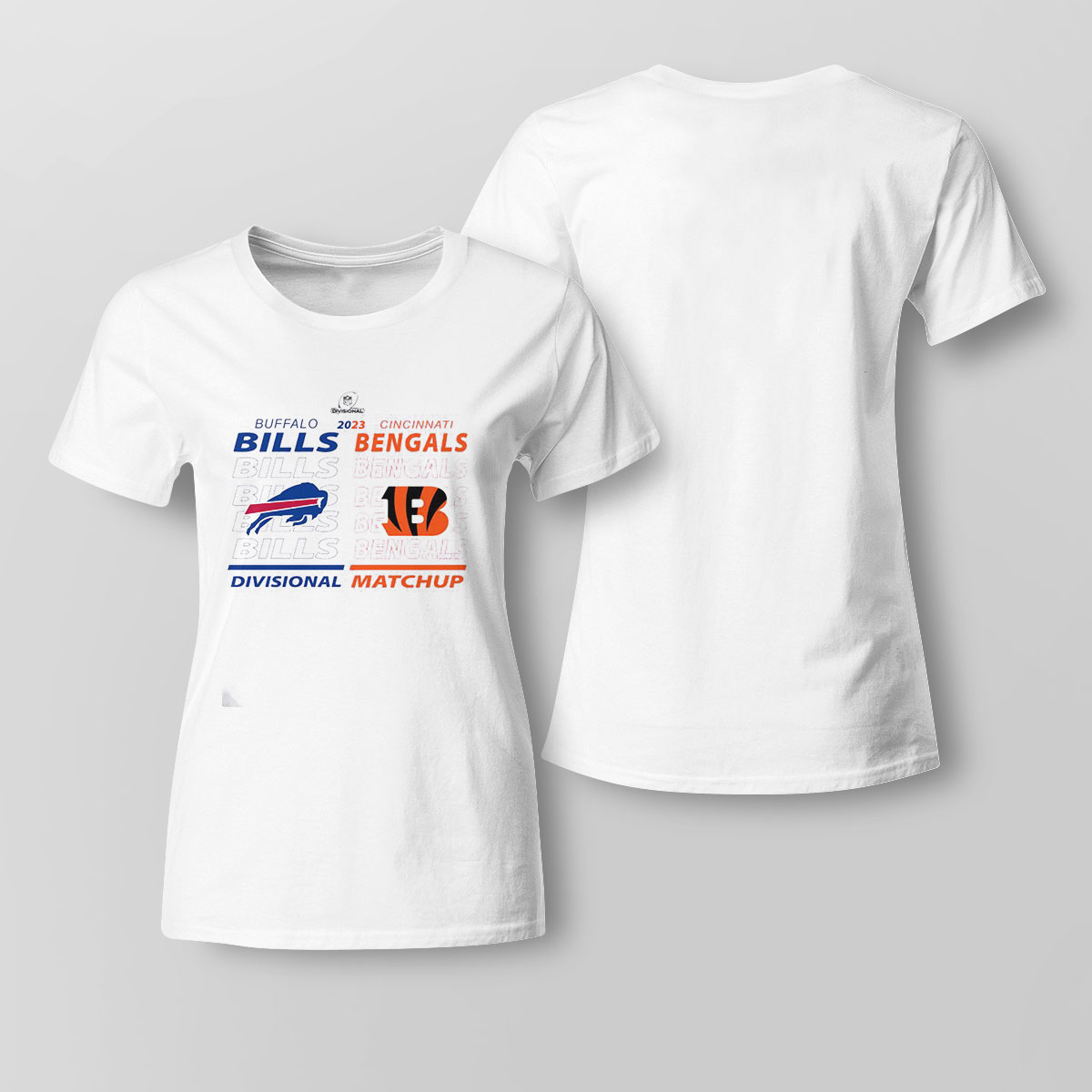 Cincinnati Bengals Vs Buffalo Bills 2022 2023 Afc Divisional Matchup Shirt