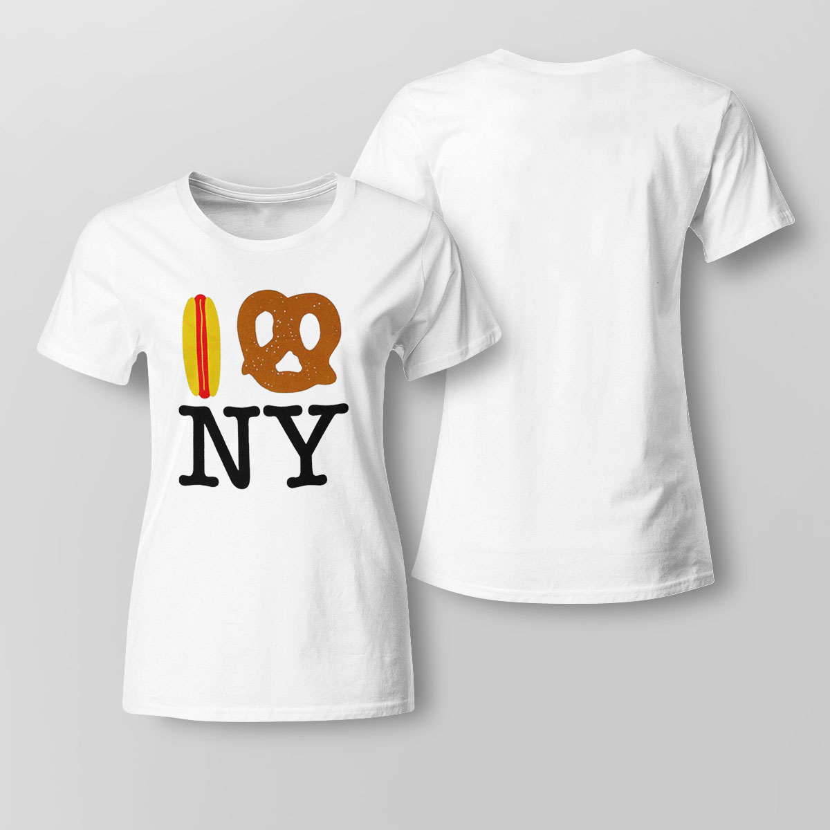 Hot Dog Pretzel Ny Shirt