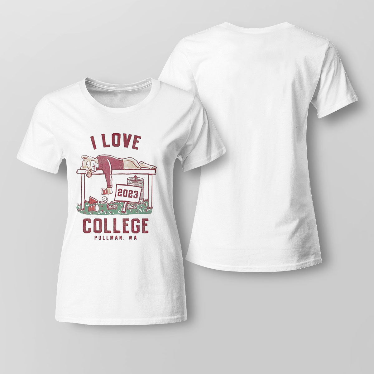 I Love College Wisconsin 2023 Shirt Longsleeve