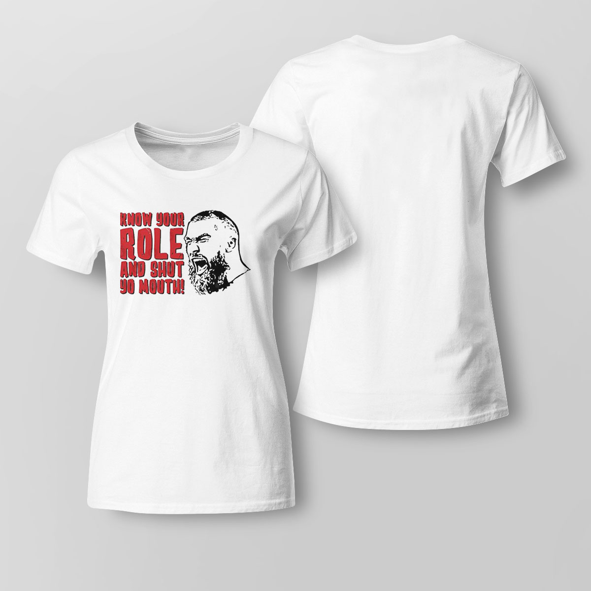 Kansas City Chiefs Travis Kelce Know Your Role And Shut Yo Mouth Shirt Longsleeve