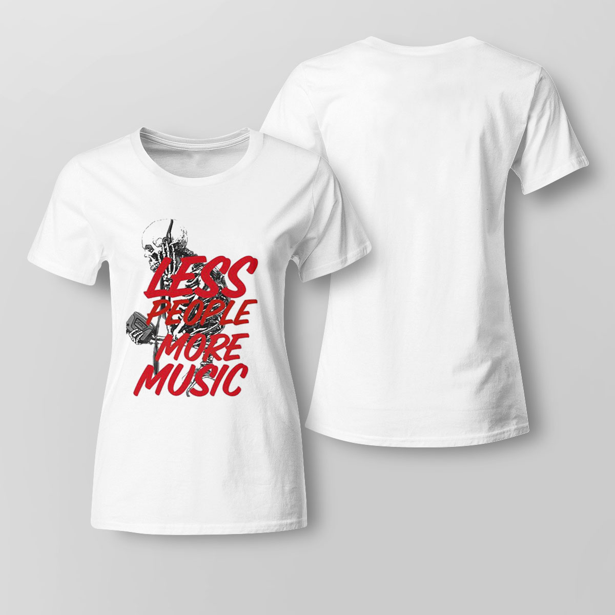 Less People More Music Relaxed Fit Shirt