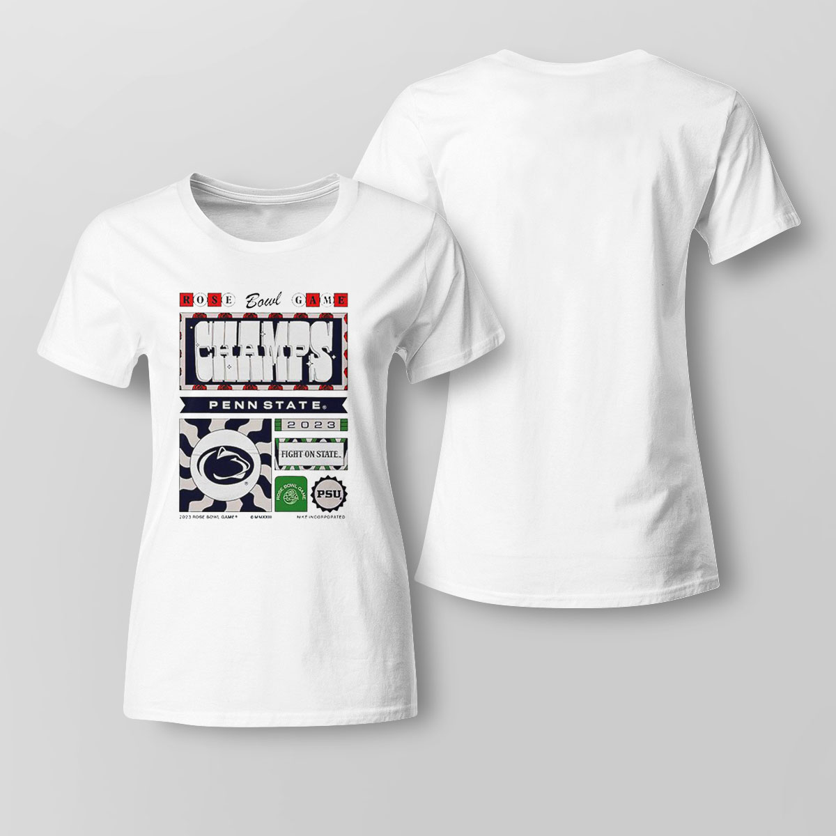 Penn State Nittany Lions Nike 2023 Rose Bowl Champions Shirt