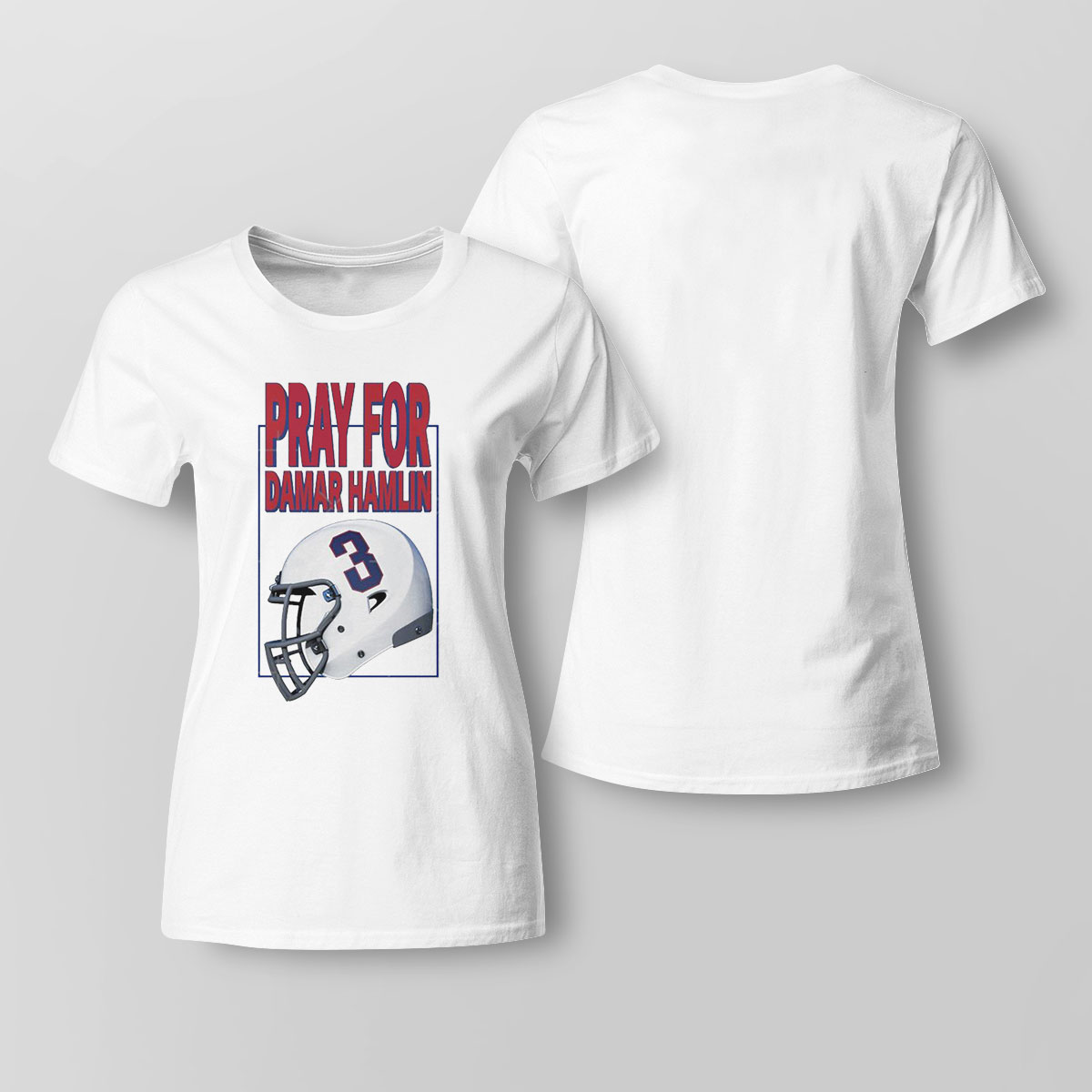 Pray For Damar Hamlin 3 Vintage Helmet Shirt