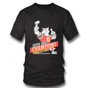 K.C Wolf Trophy Super Bowl Champions Kansas City Chiefs T-Shirt