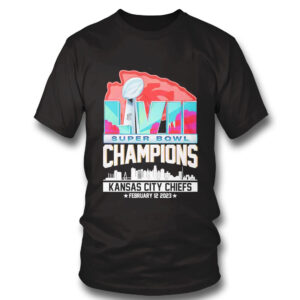 Lvii Super Bowl Champions Kansas City Chiefs February 12 2023 T-Shirt
