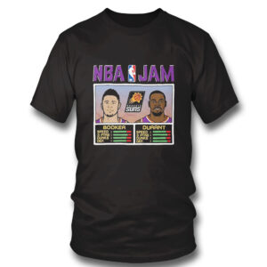 NBA Jam Phoenix Suns Kevin Durant and Devin Booker T-Shirt