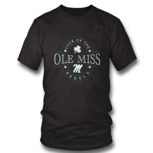 Ole Miss Rebels Lucky Shamrock St Patricks Day T-Shirt