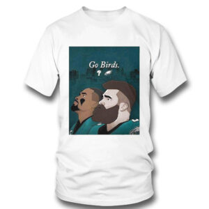 Eagles Jalen Hurt vs Jason Kelce Go Birds T-Shirt