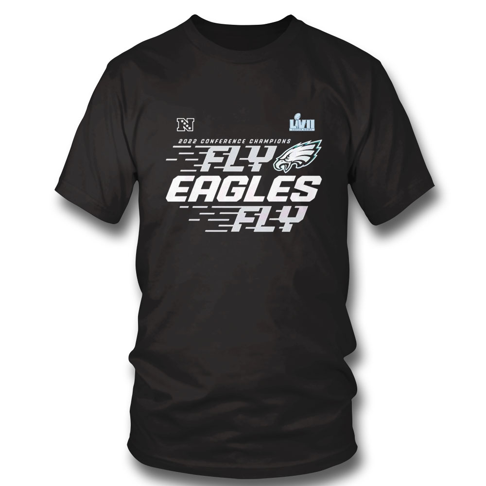 Fly Eagles Fly Conference Champions Philadelphia Eagles Shirt Ladies Tee