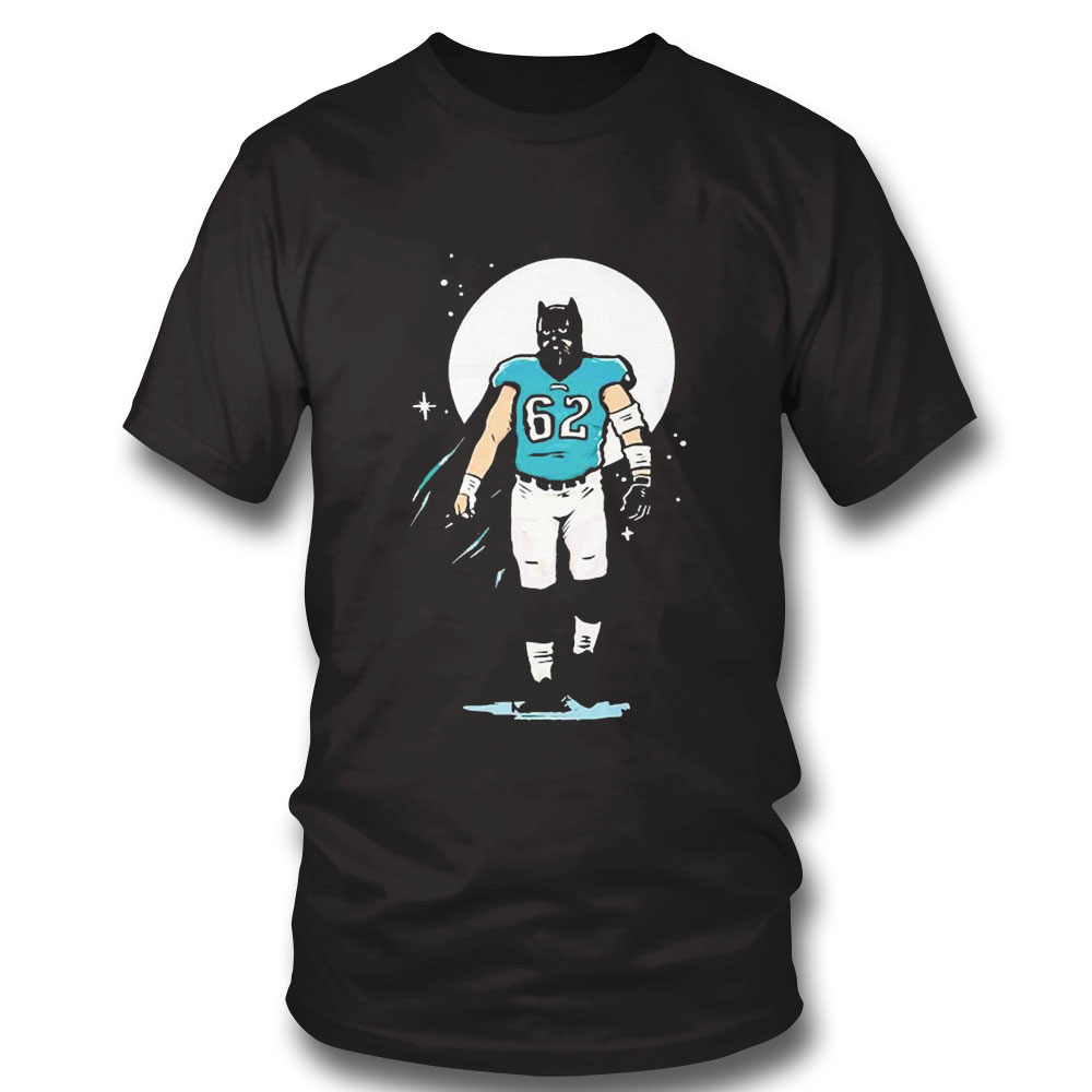 Jason Kelce Batman Under The Moon Philadelphia Eagles Shirt Ladies Tee