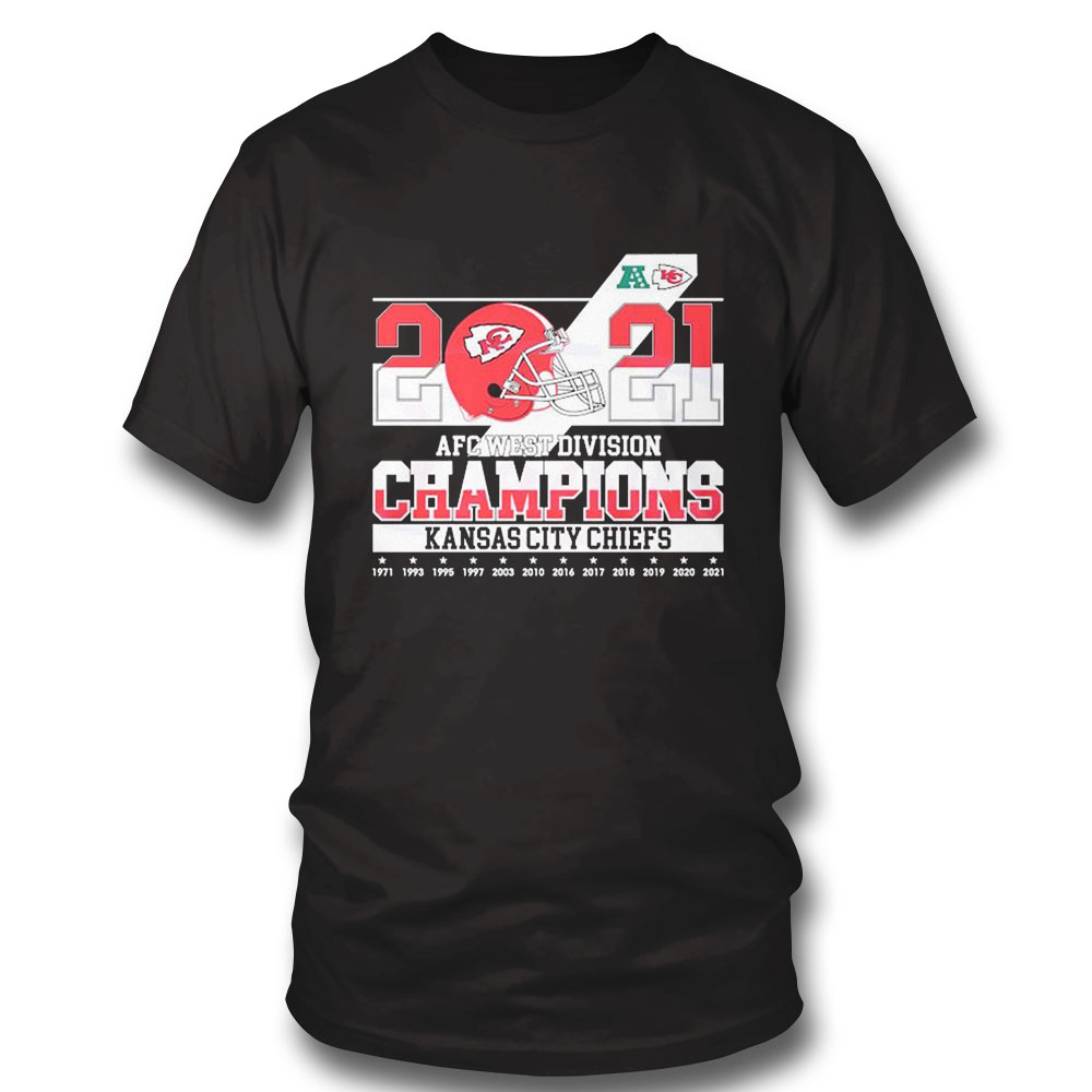 Kansas City Chiefs 2021 2022 Afc West Division Champions Shirt Longsleeve