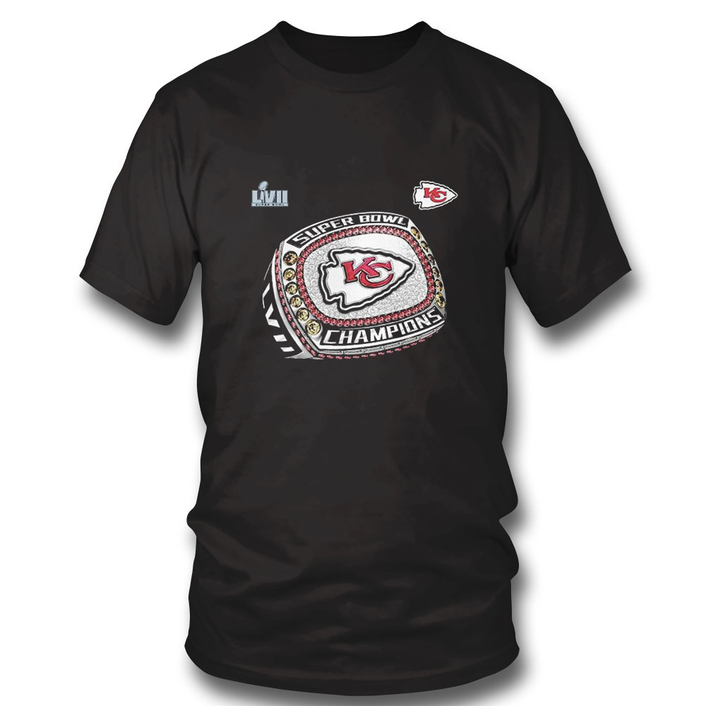 Kansas City Chiefs Diamond Ring 2022 2023 Super Bowl Lvii Champions Shirt