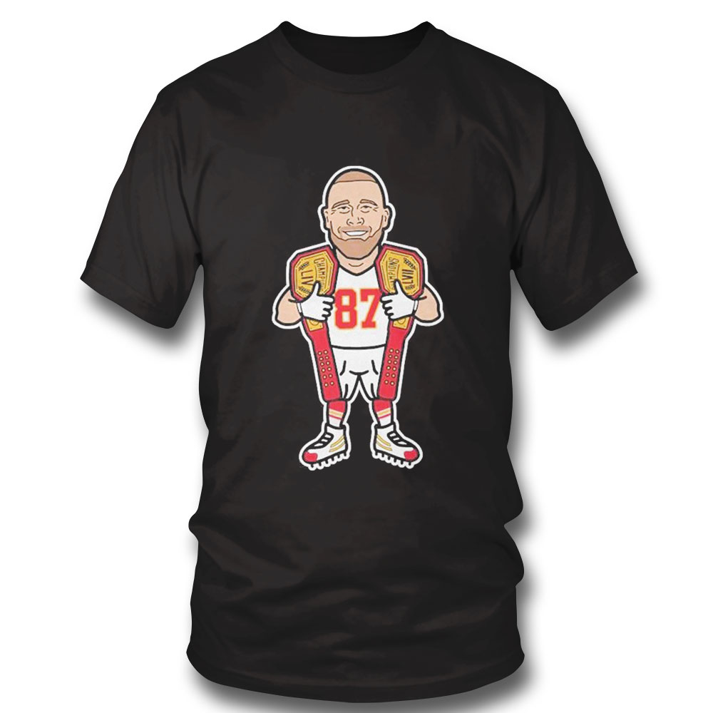 Kansas City Chiefs Travis Kelce Super Bowl Champions Rings Shirt