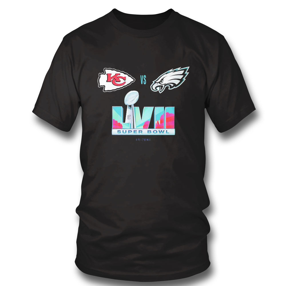 Kansas City Chiefs Vs Philadelphia Eagles Shirt Longsleeve