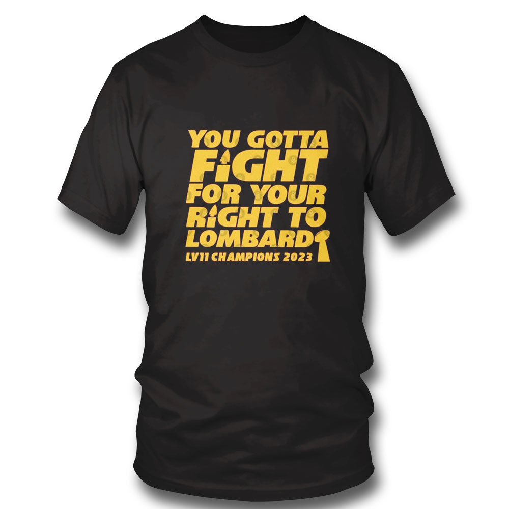 Kansas City Chiefs You Gotta Fight For Your Right To Lombardi 3x Champions Shirt