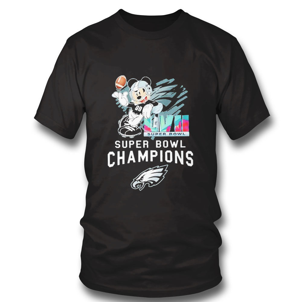 Michky Philadelphia Super Bowl Lvii Chamoions Shirt Ladies Tee