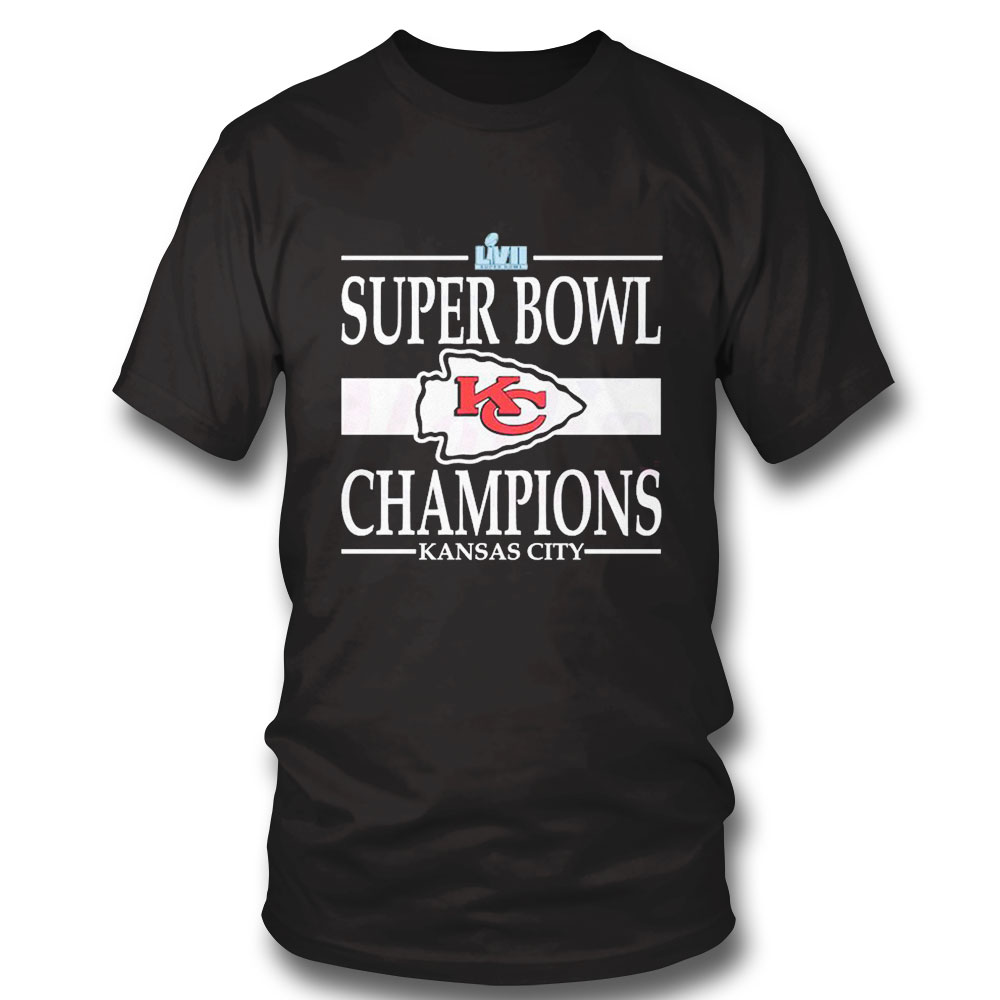 Official Kansas City Chiefs Super Bowl Lvii Champions Kc Chiefs Fans Shirt