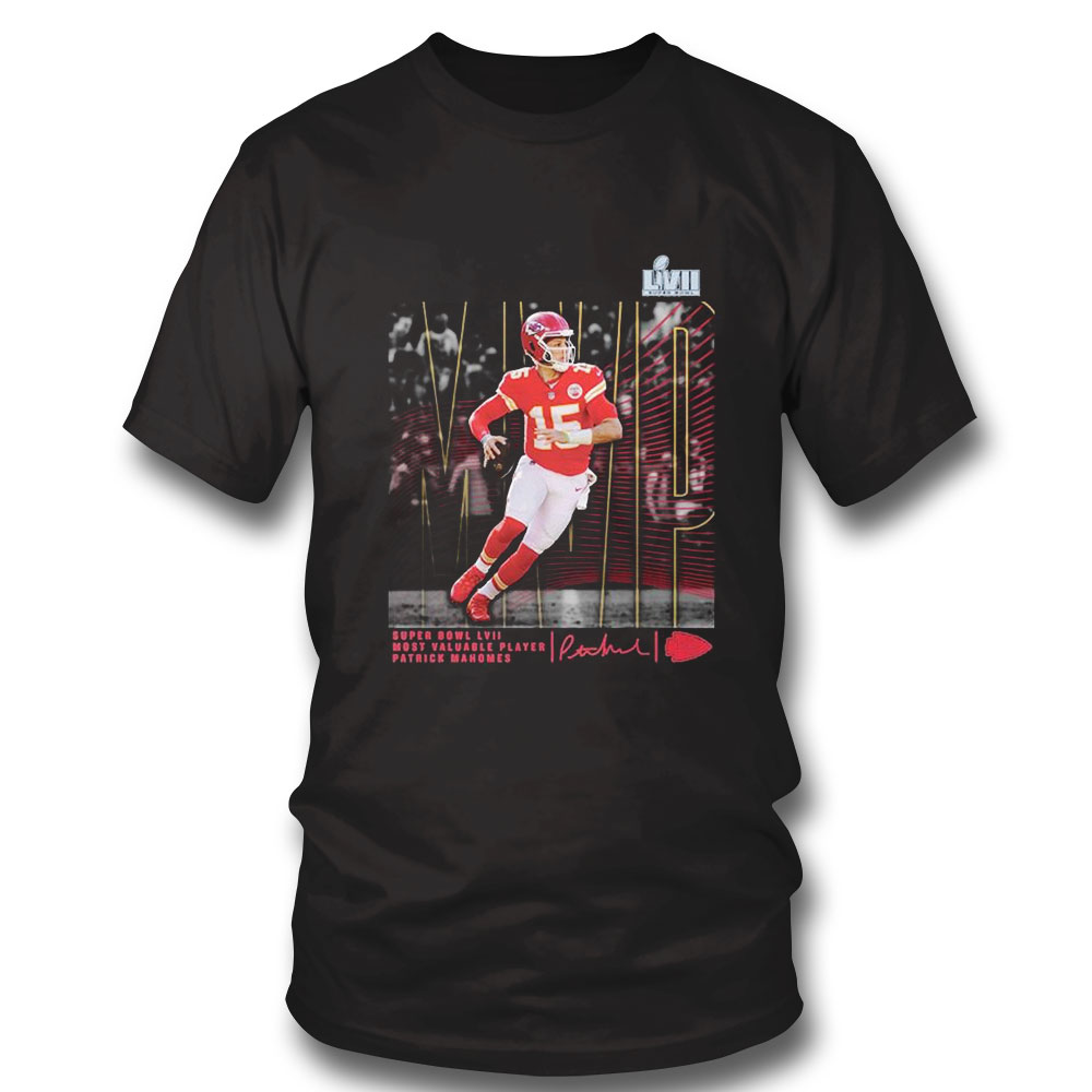 Patrick Mahomes 2022 2023 Mvp Super Bowl Lvii Most Valuable Player Signature Shirt