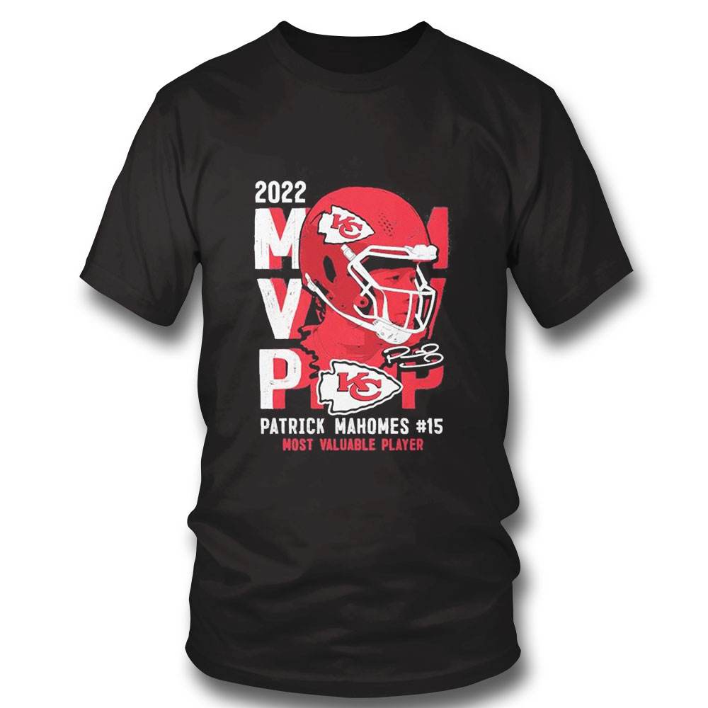 Patrick Mahomes Kansas City Chiefs 2022 Nfl Mvp Most Valuable Players Signature Shirt