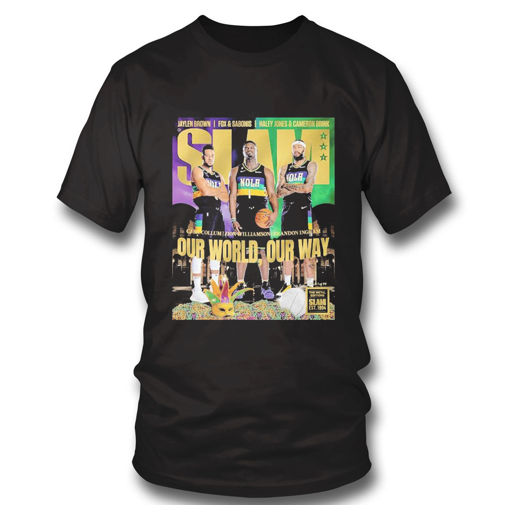 Slam Zion Williamson Brandon Ingram Cj Mccollum Shirt