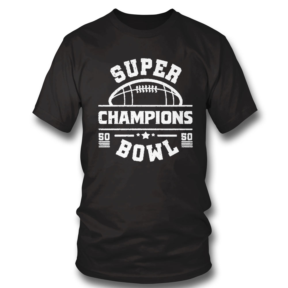 Super Bowl Football Champions Shirt Ladies Tee