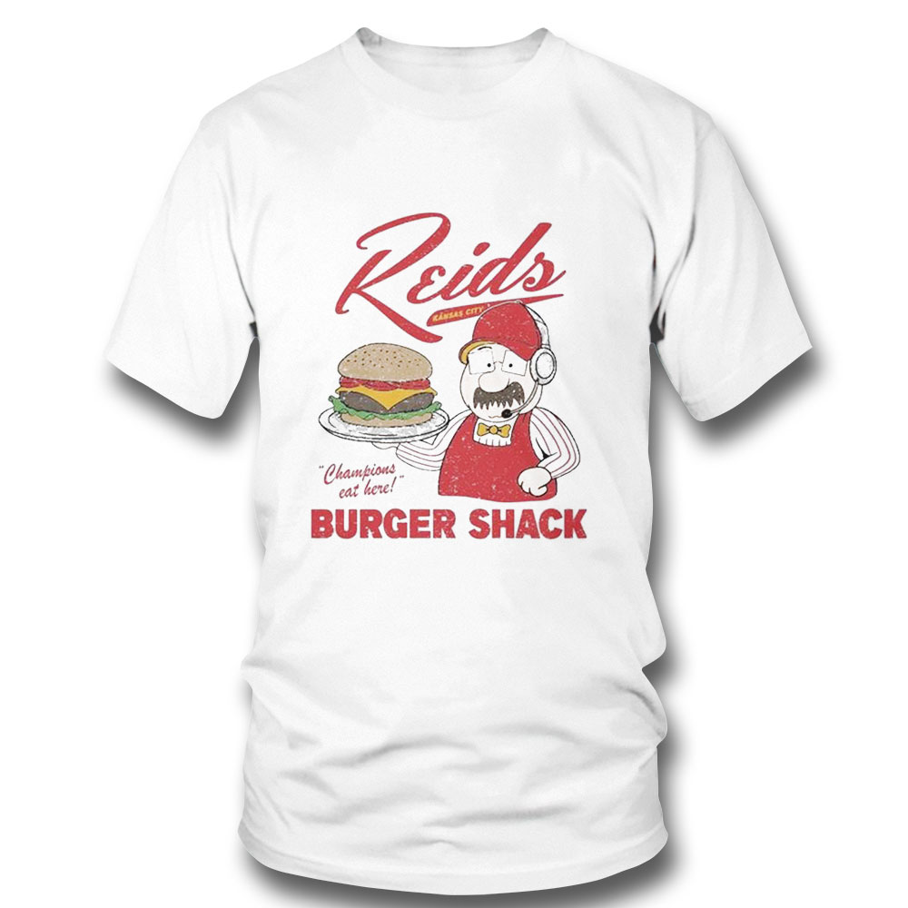 Andy Reids Champions Eat Here Burger Shack Shirt