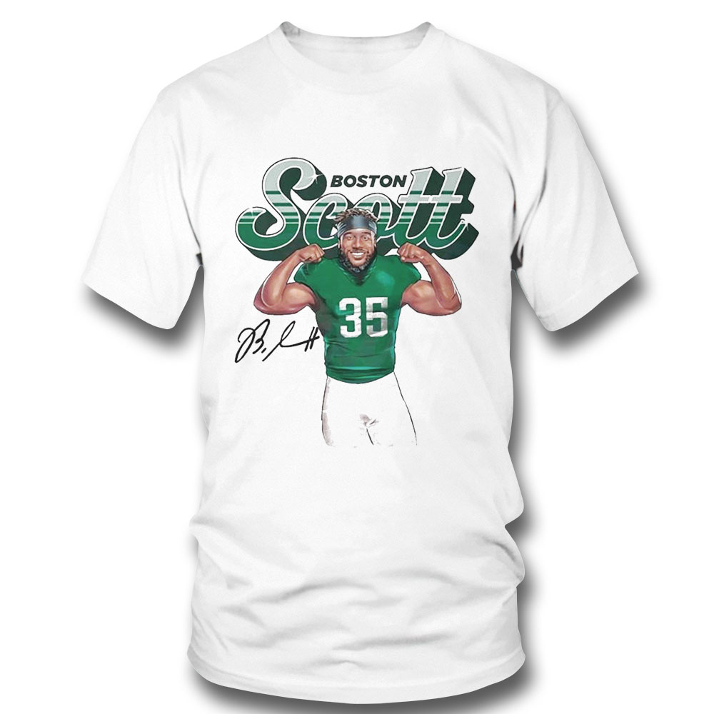 Boston Scott Philadelphia Eagles Shine Signature Shirt Ladies Tee