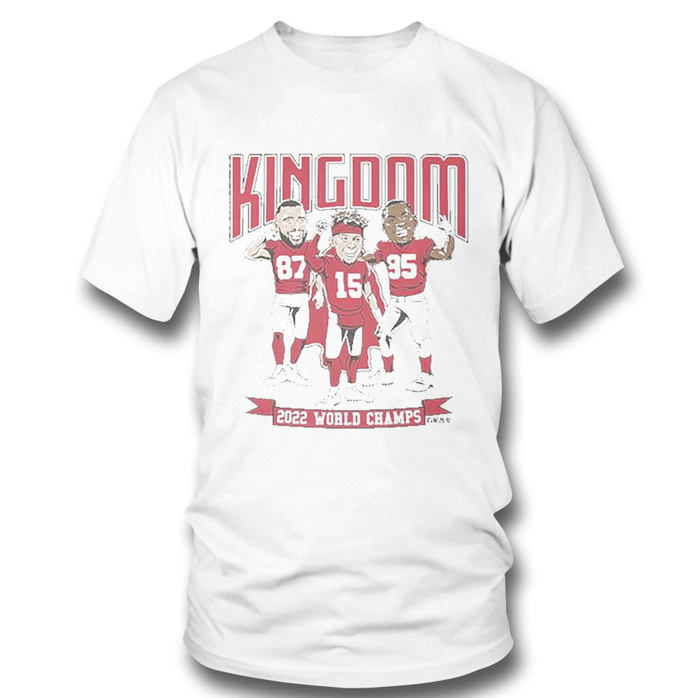 Kansas City Chiefs 2022 2023 World Champions Caricatures Shirt